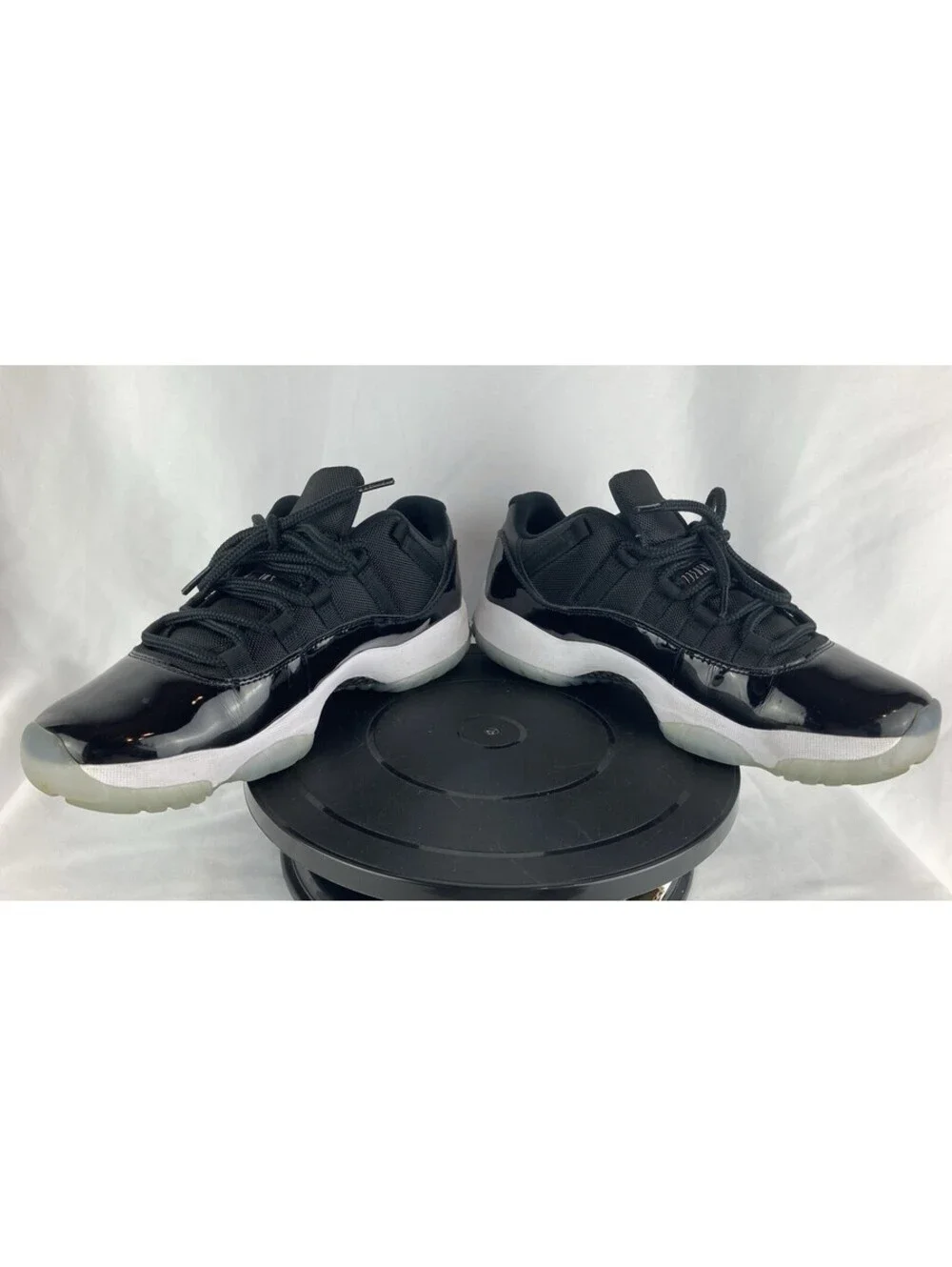 Mens Size 9.5 Nike Air Jordan 11 Retro Low Space Jam Black Clear Sole FV5104-004
